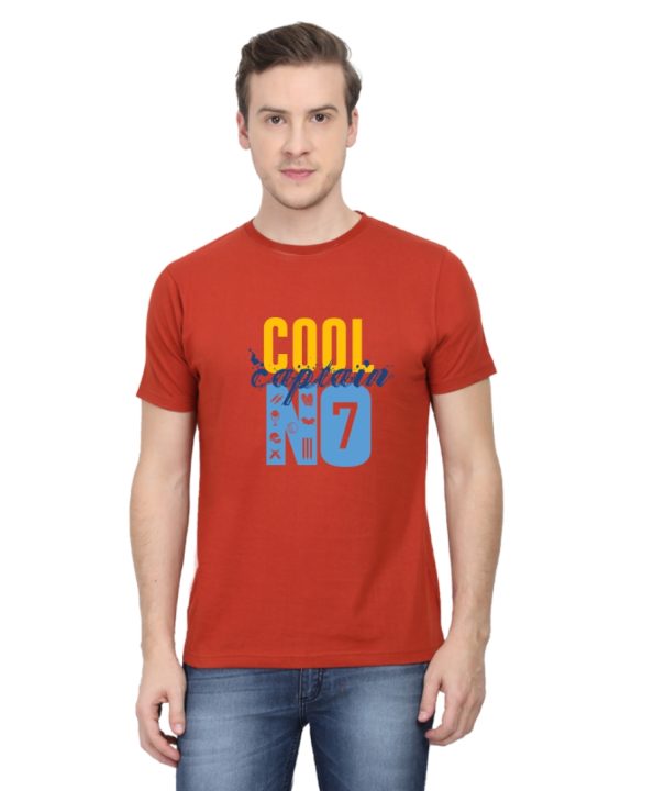 Cool Captain No7 T-Shirt - Brick Red