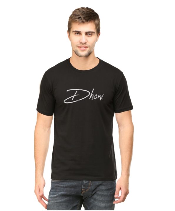 Dhoni IPL T-Shirt - Black Online Sales