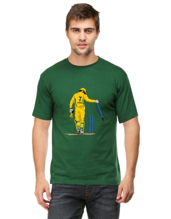 Dhoni T-Shirt - Bottle Green Imprez