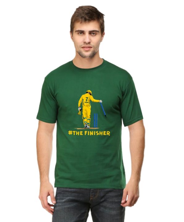 Dhoni - The Finisher T-Shirt - Bottle Green