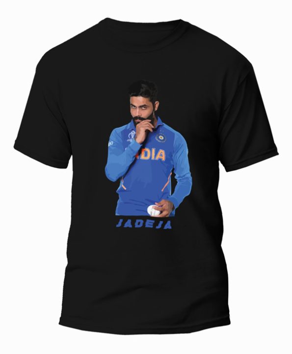 Jadeja-Cricket-Black-T-Shirt