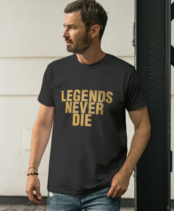 Legends Never Die T-Shirt - Black Online Sales
