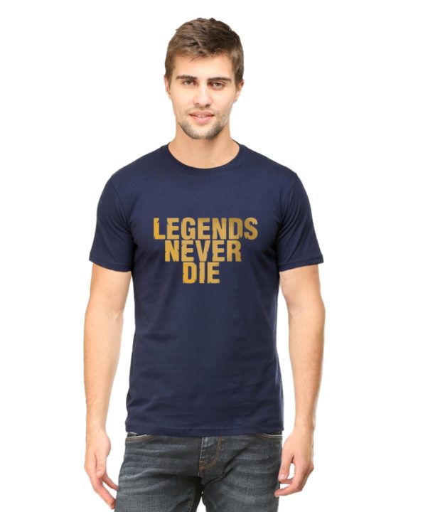 Legends Never Die T-Shirt - Navy Blue