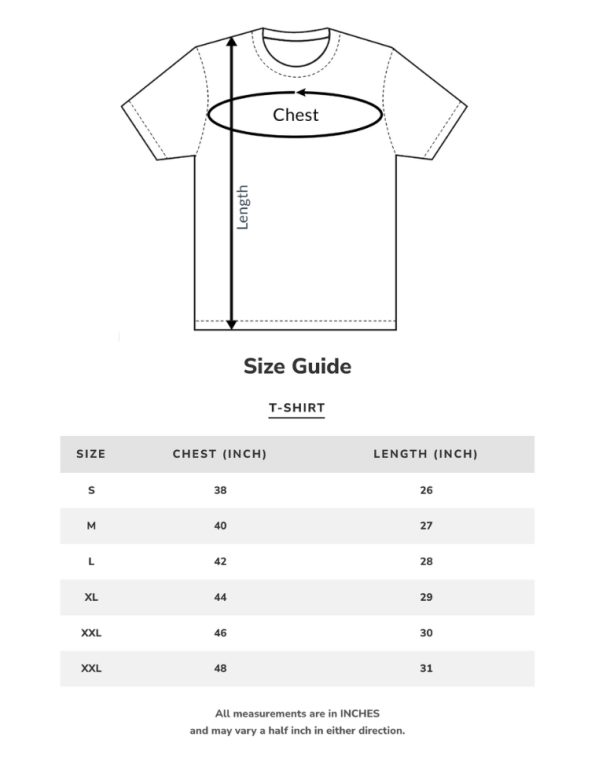 Men-T-Shirt-Size-Guide-Imprez.in