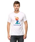 Never Give Up Cricket T-Shirt – Baby Blue