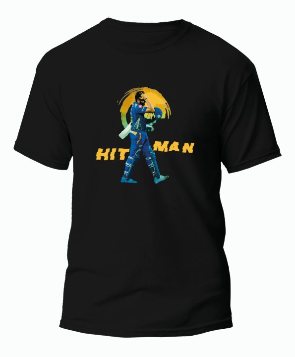 Rohit Hitman T-Shirt - Imprez.in-black