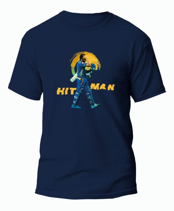 Rohit Hitman T-Shirt - Imprez.in-blue