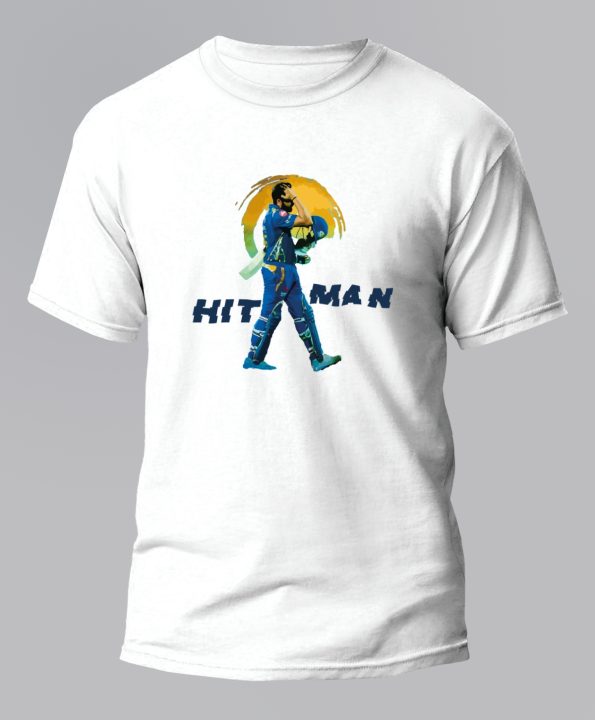 Rohit Hitman T-Shirt - Imprez.in-white