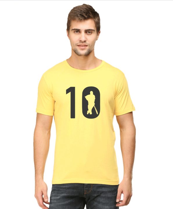 Sachin Tendulkar 10 T-Shirt Yellow
