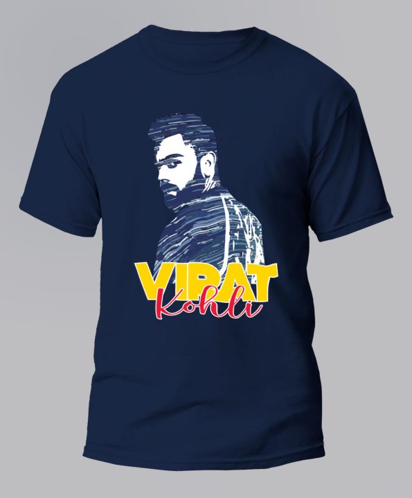 The-King-Virat-Kohli-Blue-T-Shirt