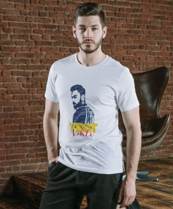 The-King-Virat-Kohli-White-T-Shirt-Home-imprez - online t-shirt sales