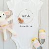 Gold Luxury Unisex Baby Romper for Milestone - 1 Month - Custom Name