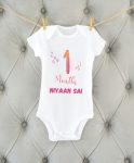 Love Melt – Unisex Baby Romper for Milestone 1 Month – Personalised Onesies