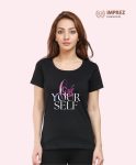 Love Yourself Women’s Royal Blue T-Shirts – Trendy Styles