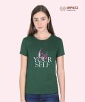 Love Yourself Women’s Royal Blue T-Shirts – Trendy Styles