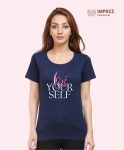 Love Yourself Women’s Royal Blue T-Shirts – Trendy Styles