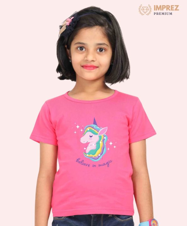 Buy Believe in Magic Tee - Pink T-Shirt