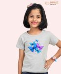 Flying Butterflies T-Shirt – Kids Navy Blue T-Shirts