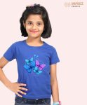 Flying Butterflies T-Shirt – Kids Navy Blue T-Shirts