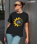 Life is Good Women’s T-Shirt – Pure Cotton Black T-Shirt