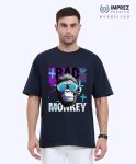 Bad Monkey Oversized Black T-Shirt