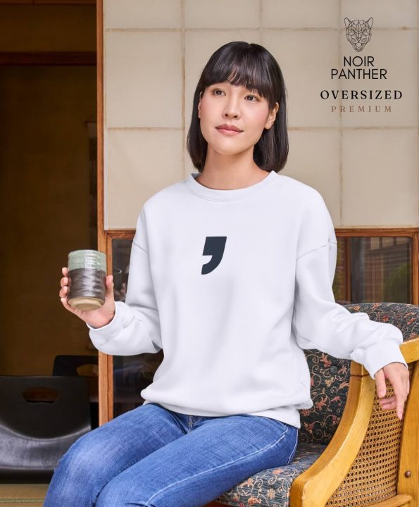 Just the Beginning Women Oversized Sweatshirt