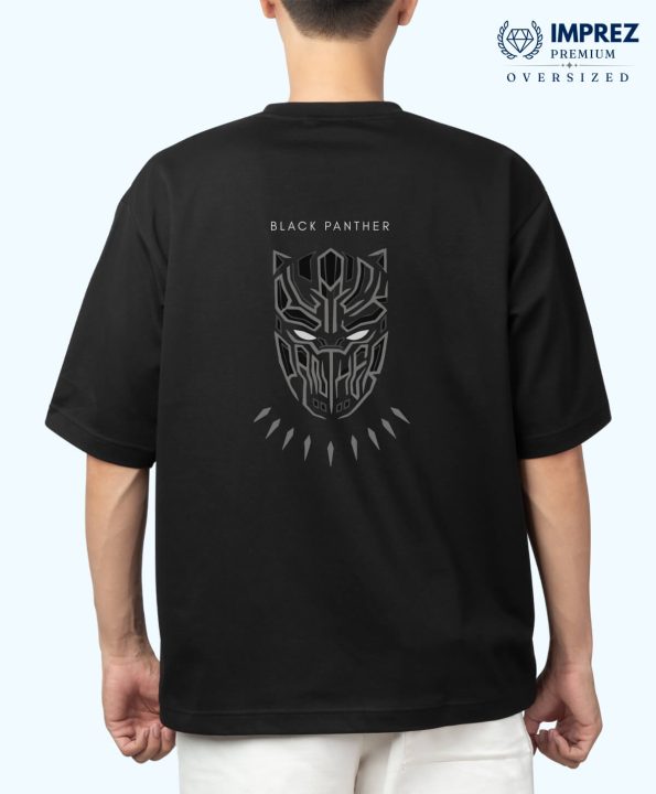 Wakanda Forever Black Panther Oversized Premium T-Shirt