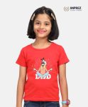 DAD Love Girls Navy Blue T-Shirt – Perfect Gift for Little Girls