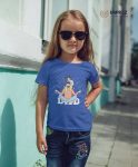 DAD Love Girls Navy Blue T-Shirt – Perfect Gift for Little Girls