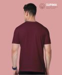 Supima Maroon T-Shirts _ Perfect Mix of Softness and Durability