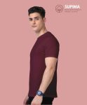 Supima Maroon T-Shirts _ Perfect Mix of Softness and Durability