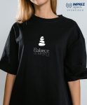 Balance Women Oversized Premium T-Shirt by Imprez