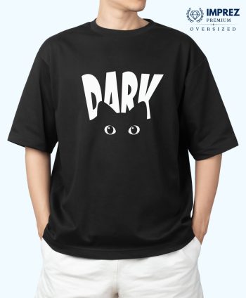 Dark Cat Oversized Premium T-Shirt