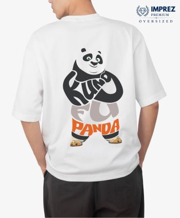 Kung Fu Panda Oversized Premium T-Shirt Back