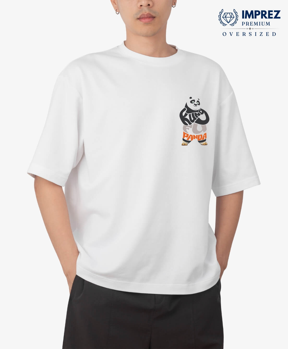 Kung Fu Panda Oversized Premium T-Shirt Front Kung Fu Panda Oversized Premium T-Shirt Front