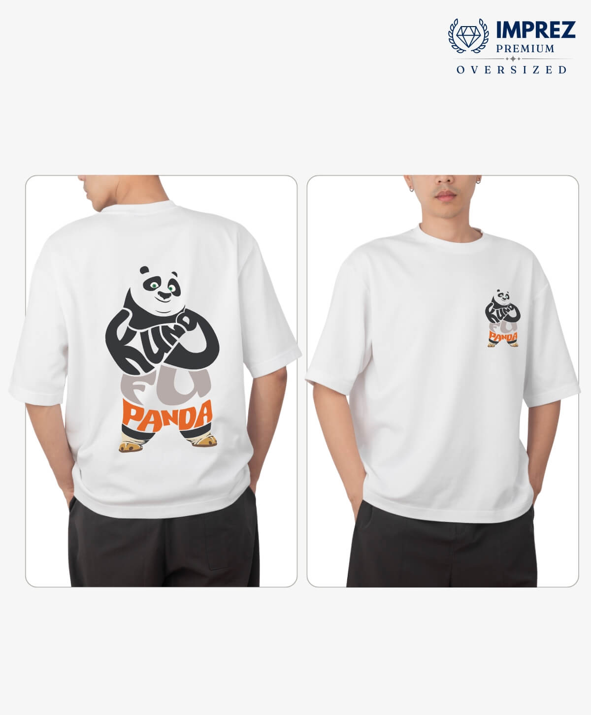 Kung Fu Panda Oversized Premium T-Shirt Kung Fu Panda Oversized Premium T-Shirt