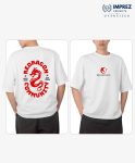 Red Dragon Community Men’s Oversized Premium T-Shirt-Back