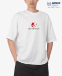 Red Dragon Community Men’s Oversized Premium T-Shirt-Back