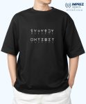 Wakanda Forever Black Panther Oversized Premium Front and Back View
