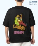 Scooby-Doo Black Oversized Premium T-Shirt