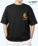 Scooby-Doo Black Oversized Premium T-Shirt